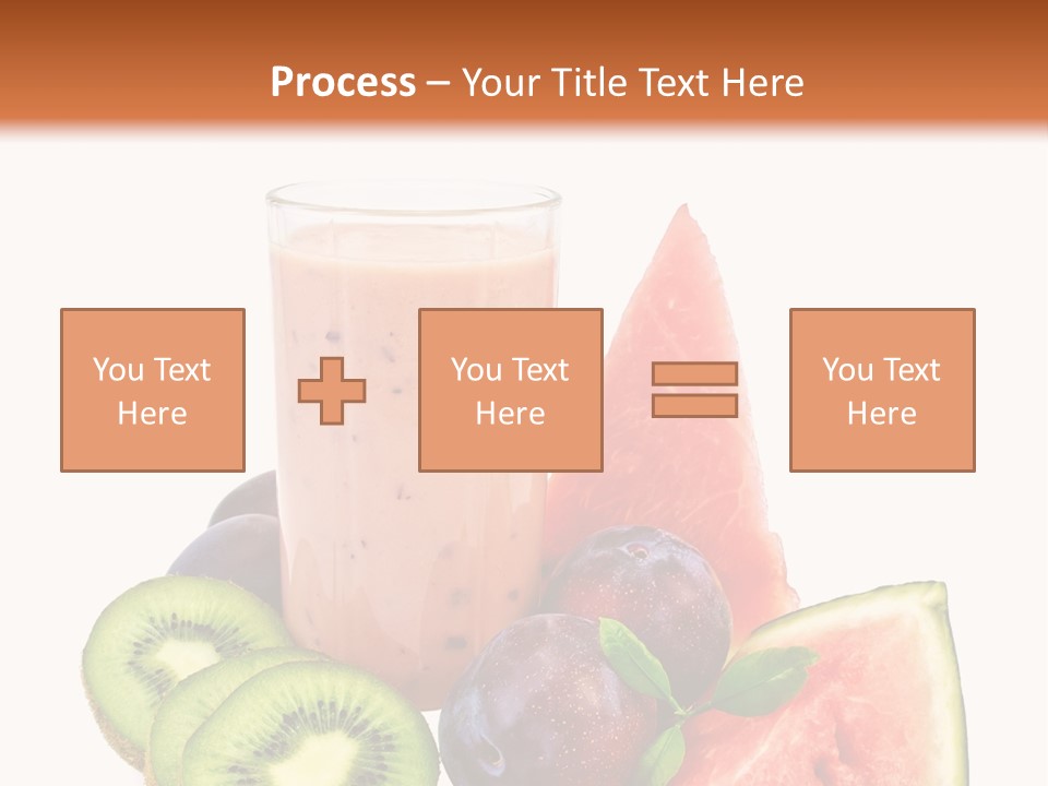 Leaf Sweet Yogurt PowerPoint Template