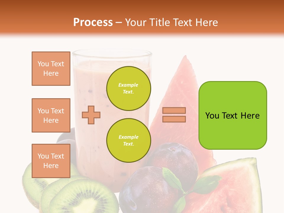 Leaf Sweet Yogurt PowerPoint Template