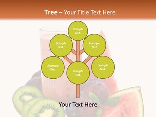 Leaf Sweet Yogurt PowerPoint Template