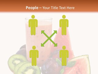 Leaf Sweet Yogurt PowerPoint Template