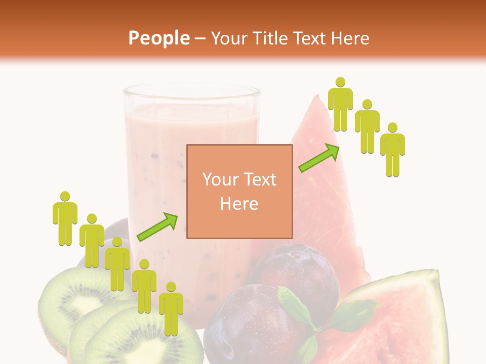 Leaf Sweet Yogurt PowerPoint Template