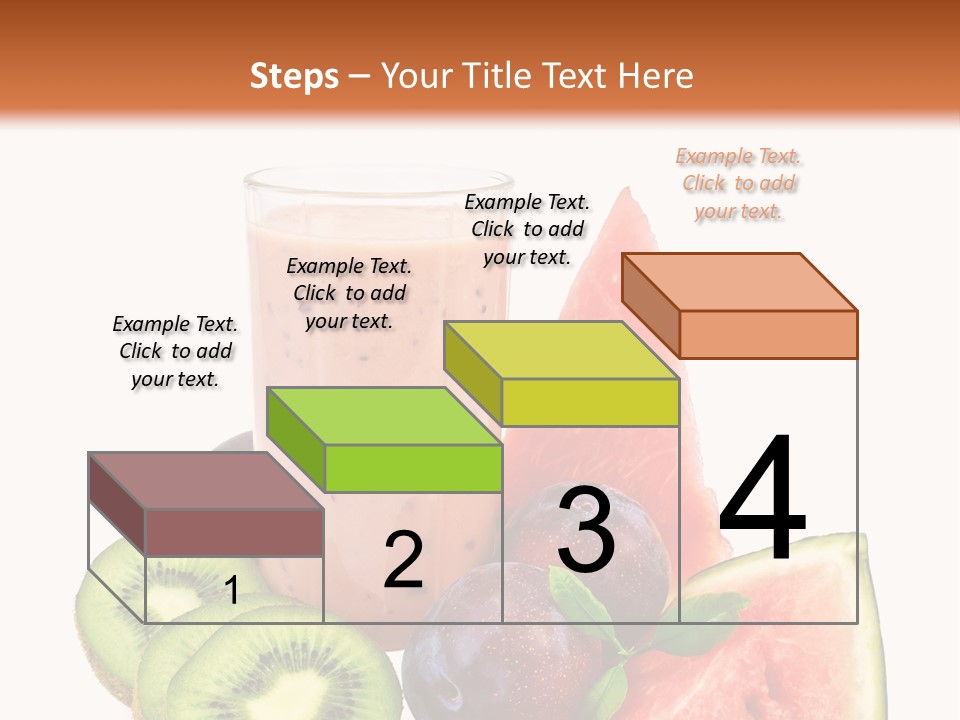 Leaf Sweet Yogurt PowerPoint Template