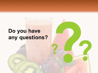 Leaf Sweet Yogurt PowerPoint Template