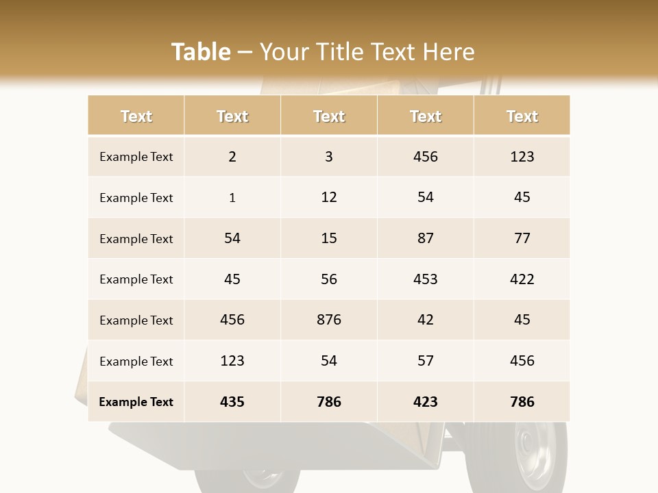 A Cart With Boxes On It And A White Background PowerPoint Template