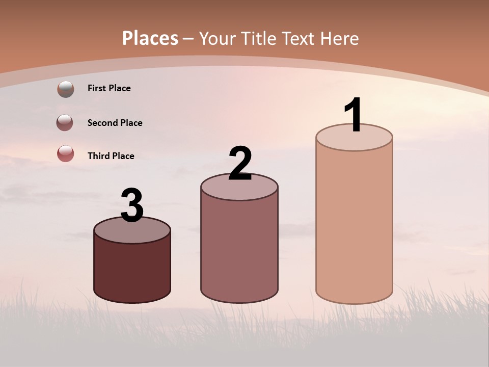 Travel Track Texture PowerPoint Template