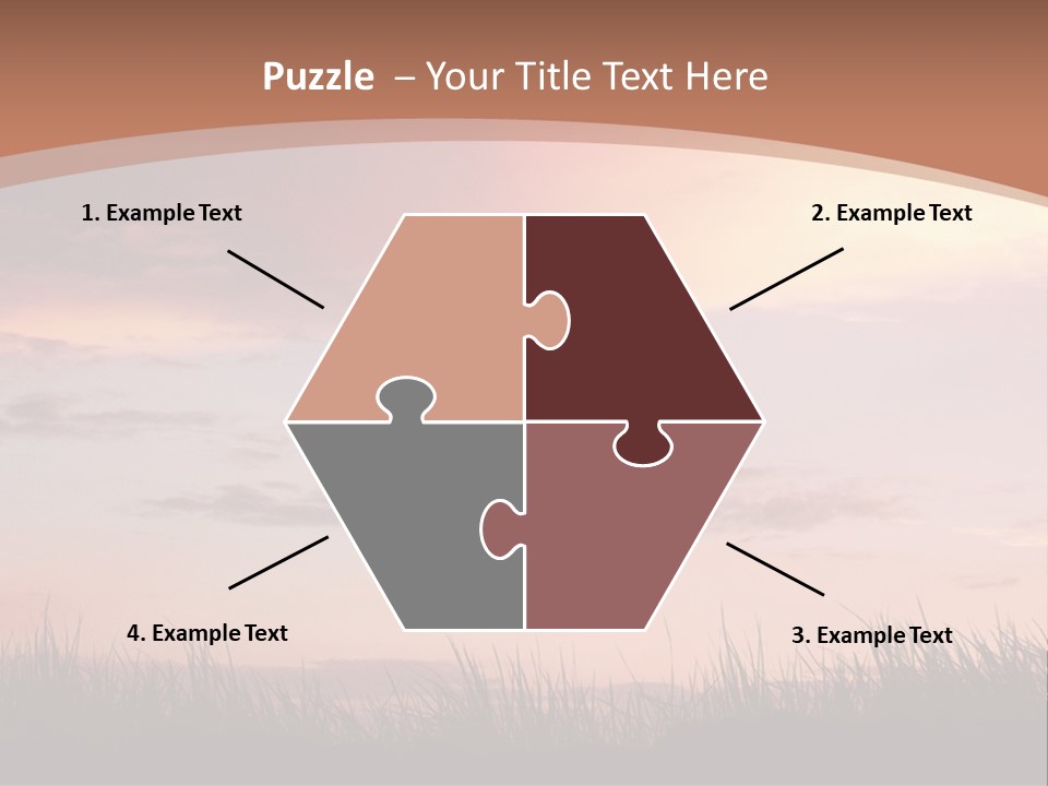 Travel Track Texture PowerPoint Template