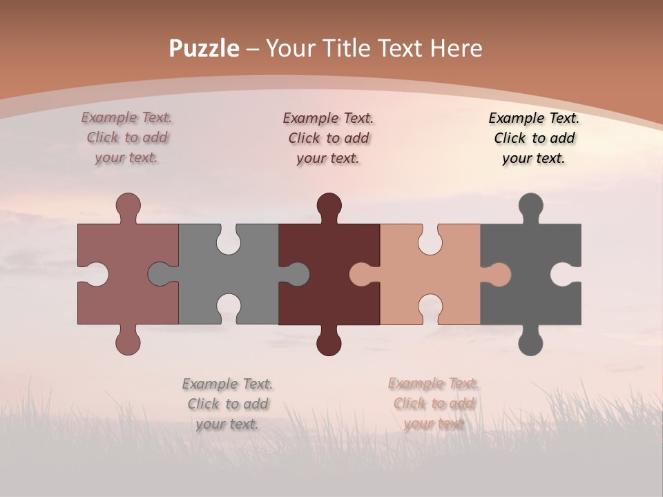 Travel Track Texture PowerPoint Template
