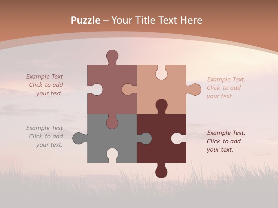 Travel Track Texture PowerPoint Template