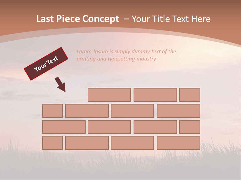 Travel Track Texture PowerPoint Template