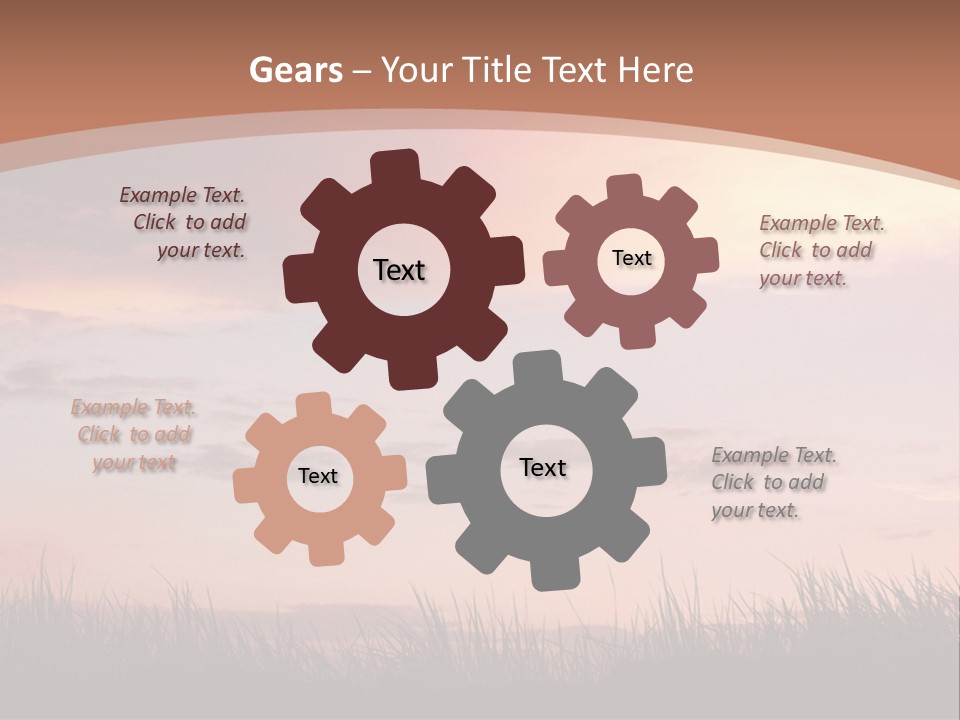 Travel Track Texture PowerPoint Template