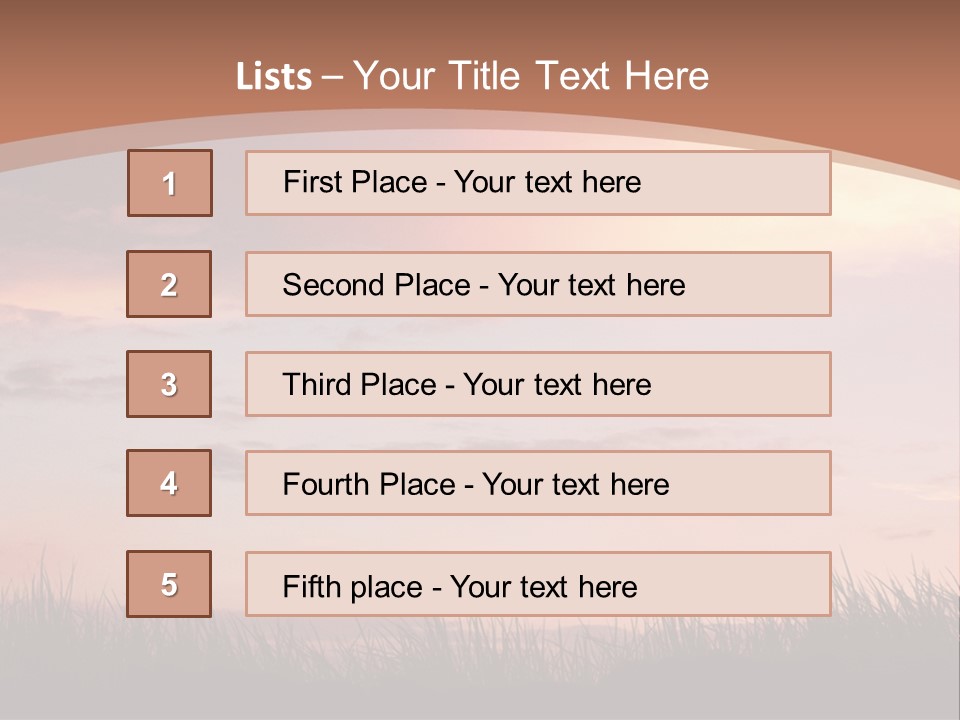 Travel Track Texture PowerPoint Template