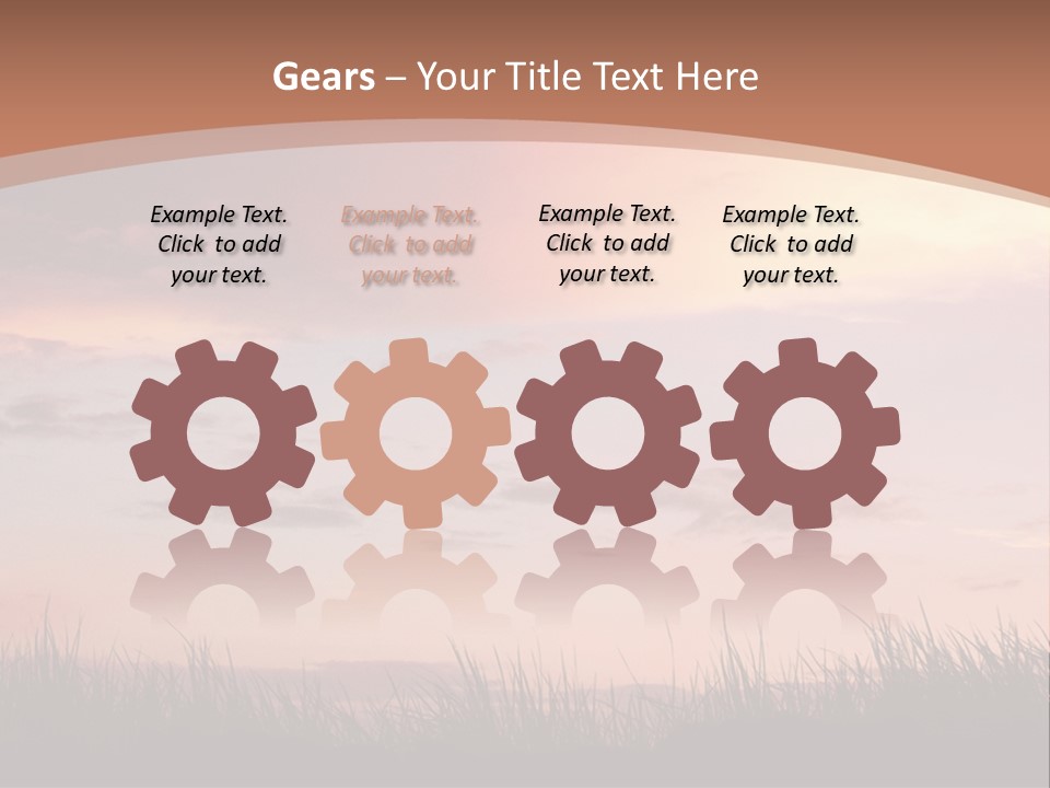 Travel Track Texture PowerPoint Template