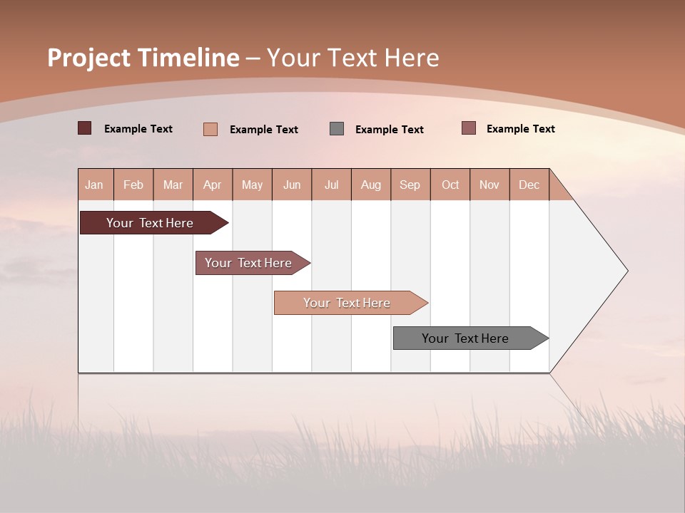 Travel Track Texture PowerPoint Template