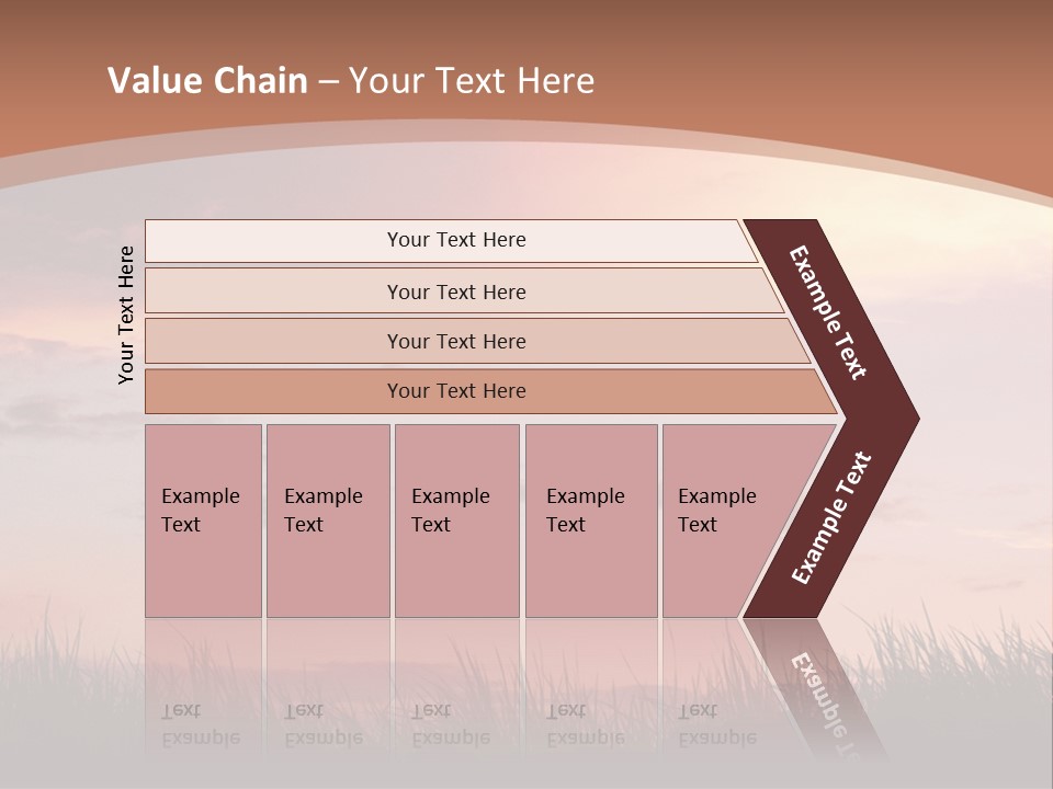 Travel Track Texture PowerPoint Template