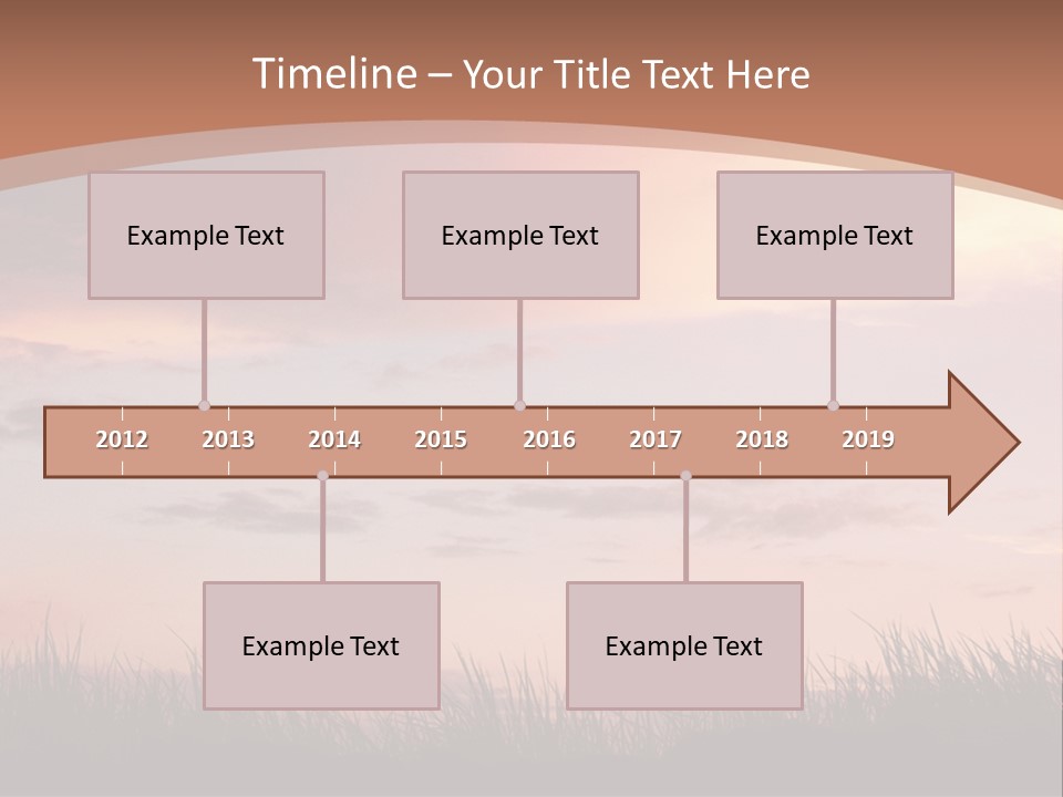 Travel Track Texture PowerPoint Template