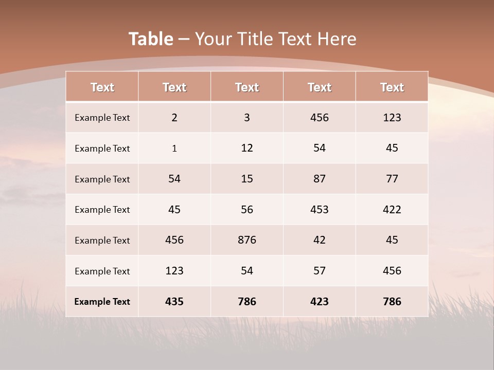 Travel Track Texture PowerPoint Template
