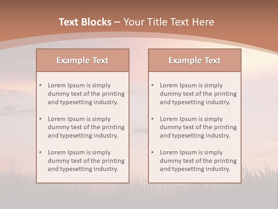 Travel Track Texture PowerPoint Template