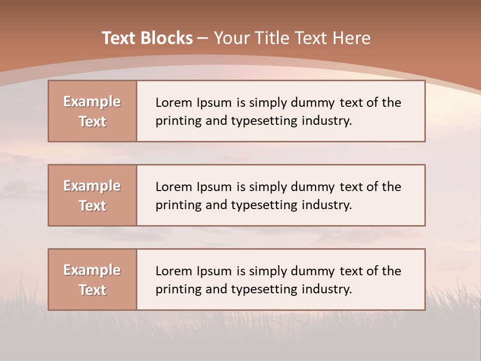 Travel Track Texture PowerPoint Template