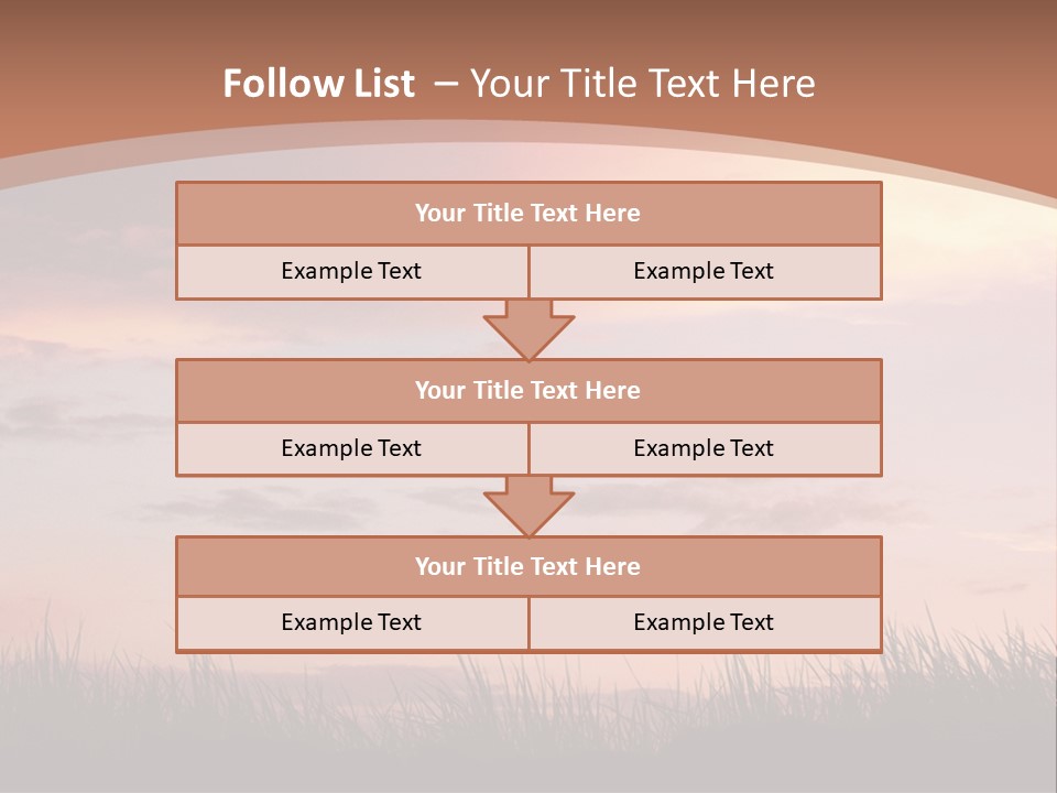 Travel Track Texture PowerPoint Template