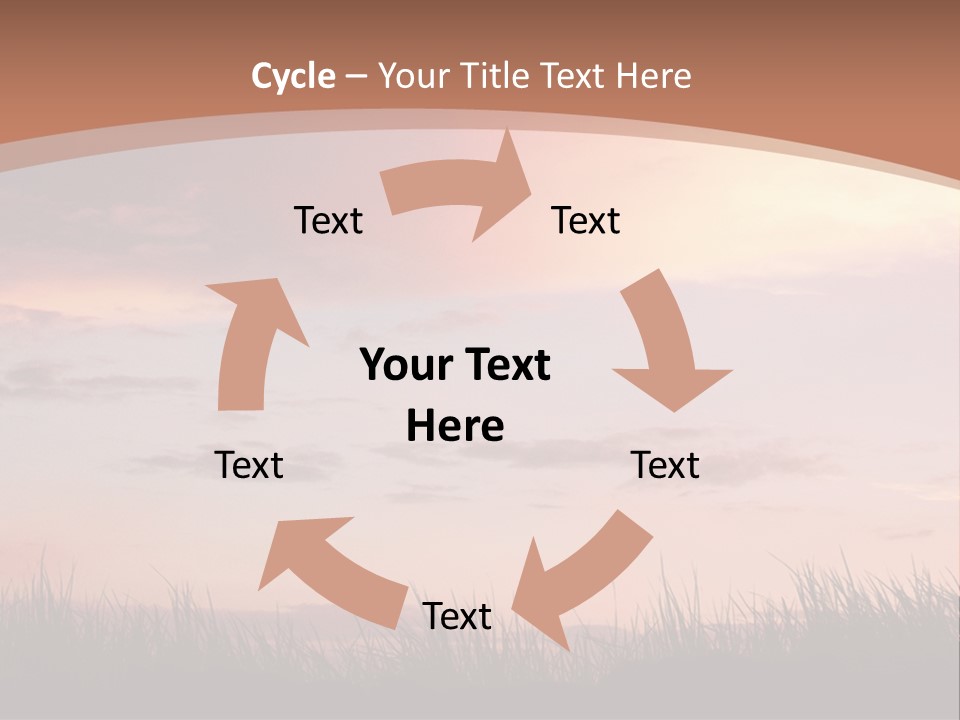 Travel Track Texture PowerPoint Template