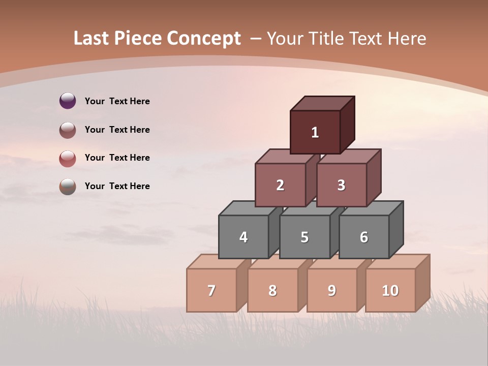 Travel Track Texture PowerPoint Template
