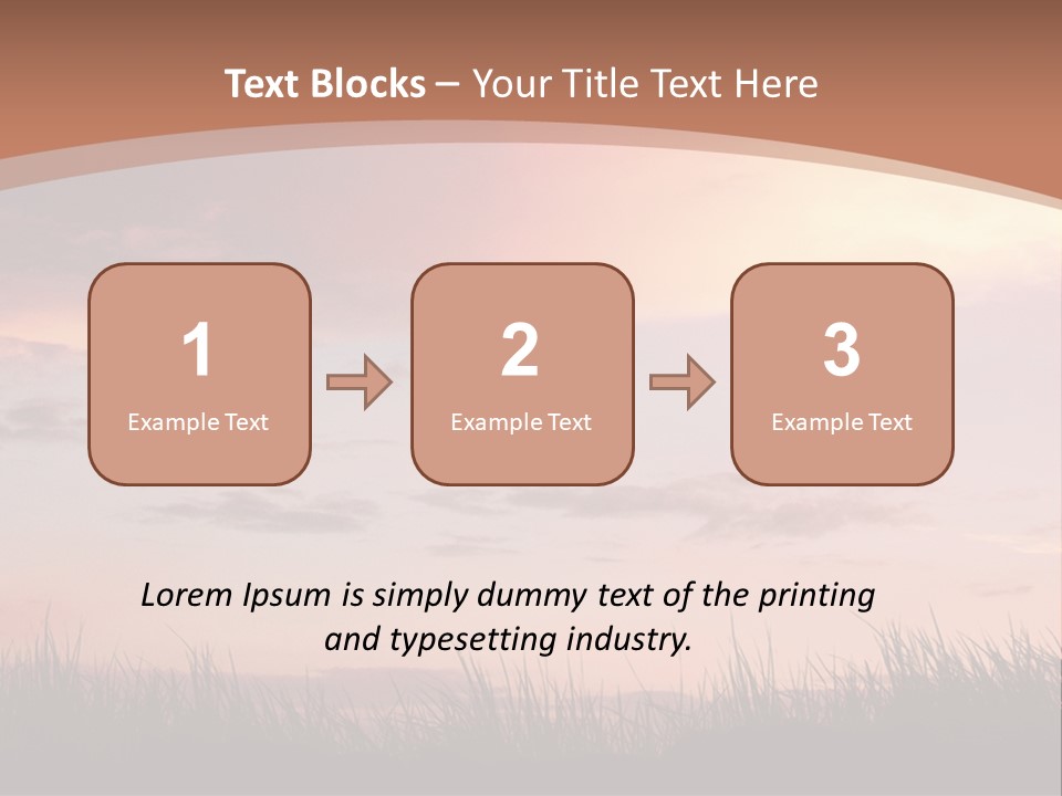 Travel Track Texture PowerPoint Template