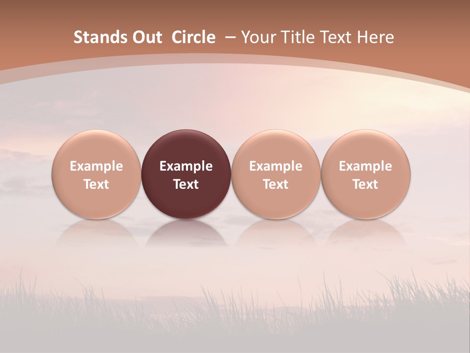 Travel Track Texture PowerPoint Template