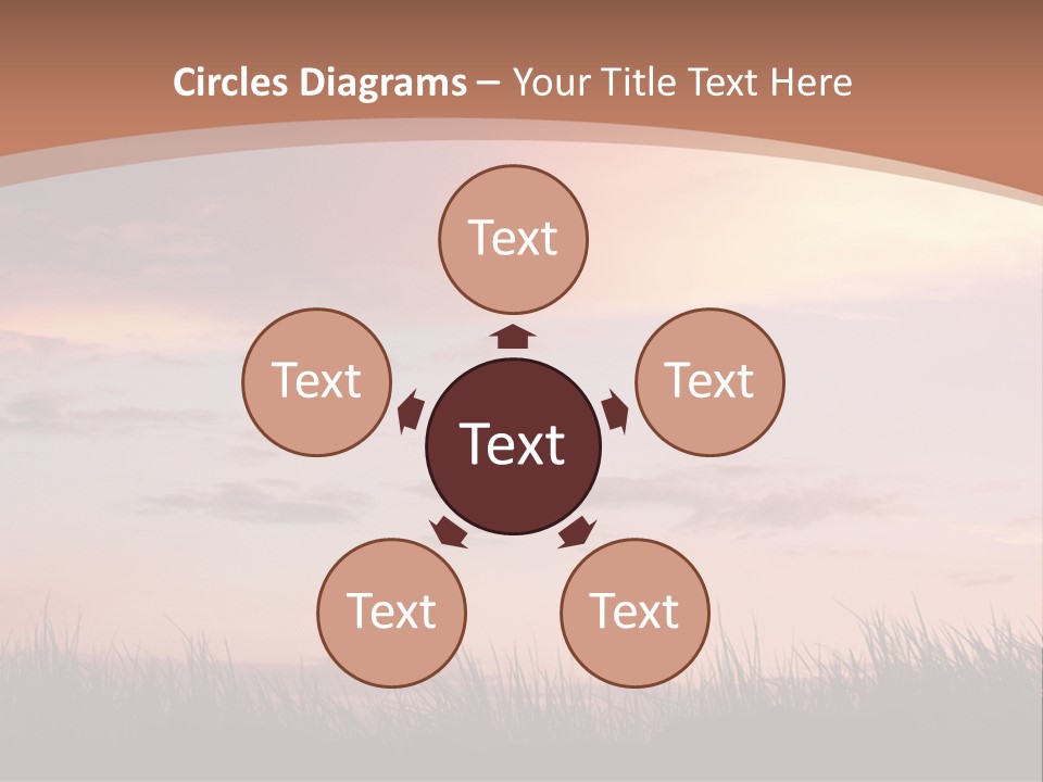 Travel Track Texture PowerPoint Template