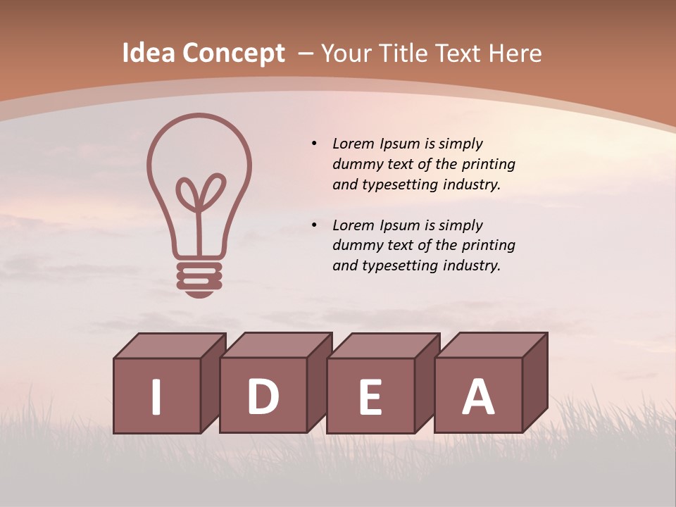 Travel Track Texture PowerPoint Template