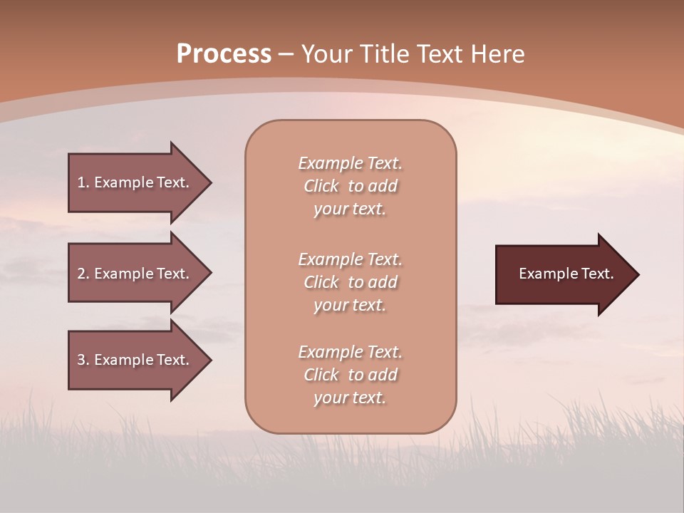 Travel Track Texture PowerPoint Template