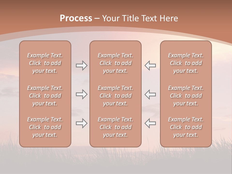 Travel Track Texture PowerPoint Template