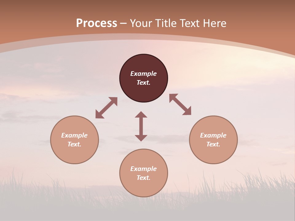 Travel Track Texture PowerPoint Template