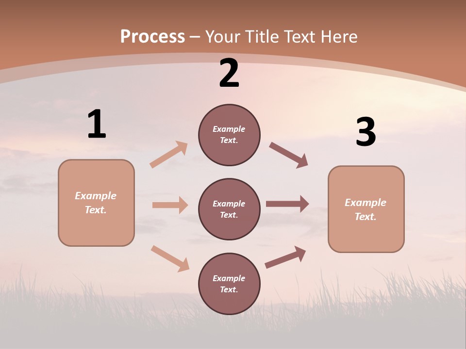 Travel Track Texture PowerPoint Template