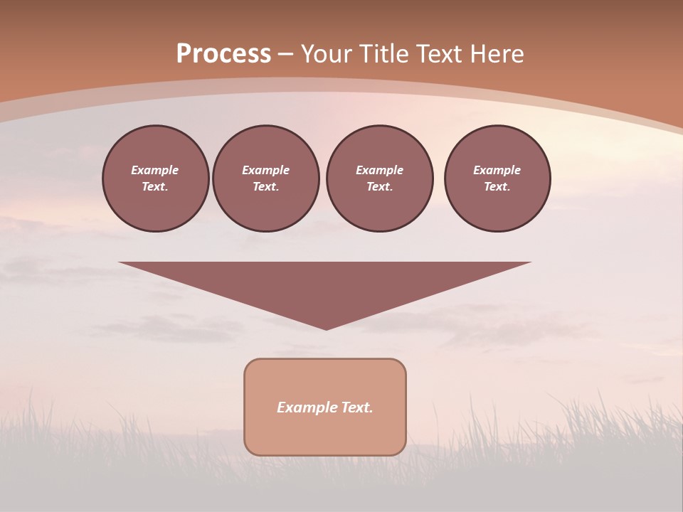 Travel Track Texture PowerPoint Template