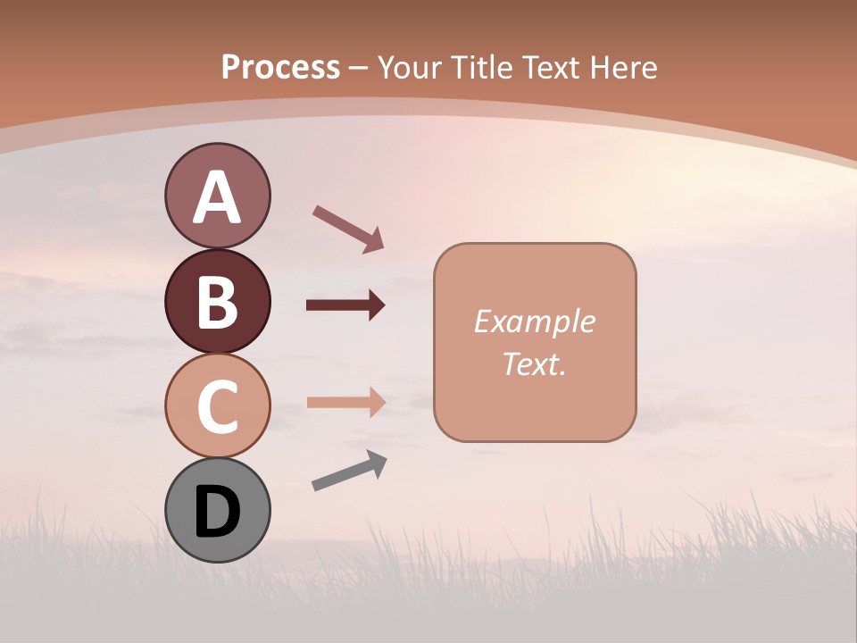 Travel Track Texture PowerPoint Template