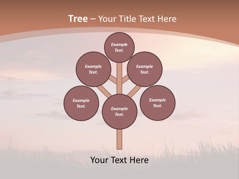 Travel Track Texture PowerPoint Template