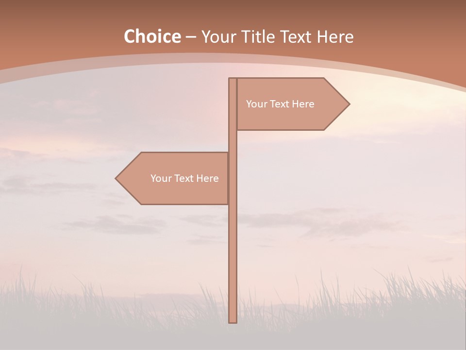 Travel Track Texture PowerPoint Template