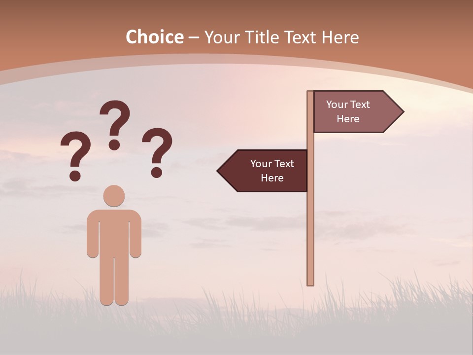 Travel Track Texture PowerPoint Template