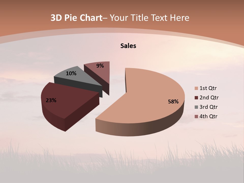 Travel Track Texture PowerPoint Template