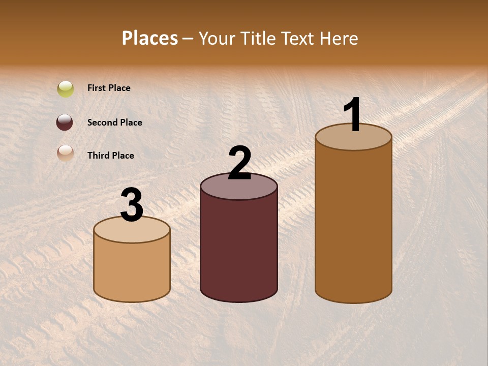 Travel Track Texture PowerPoint Template