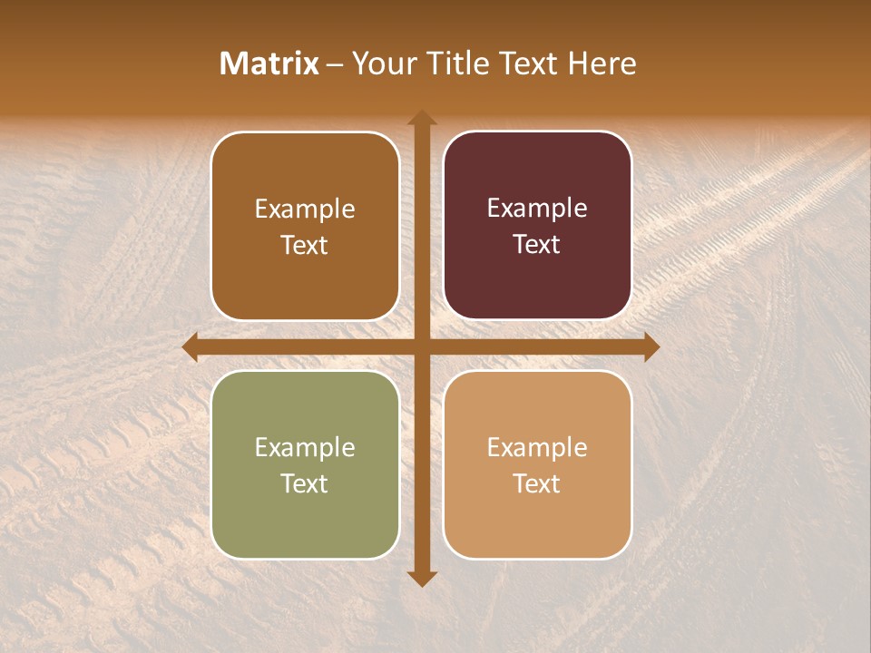 Travel Track Texture PowerPoint Template