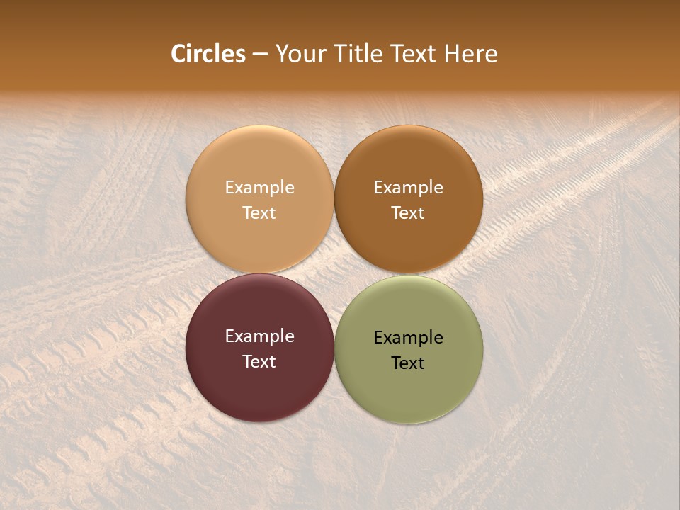 Travel Track Texture PowerPoint Template