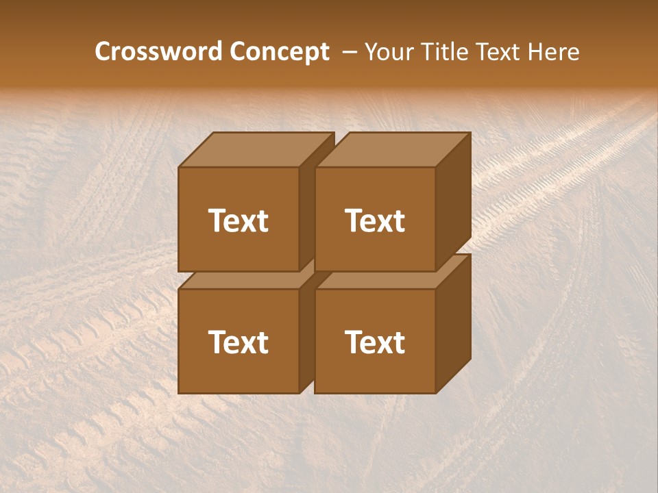 Travel Track Texture PowerPoint Template