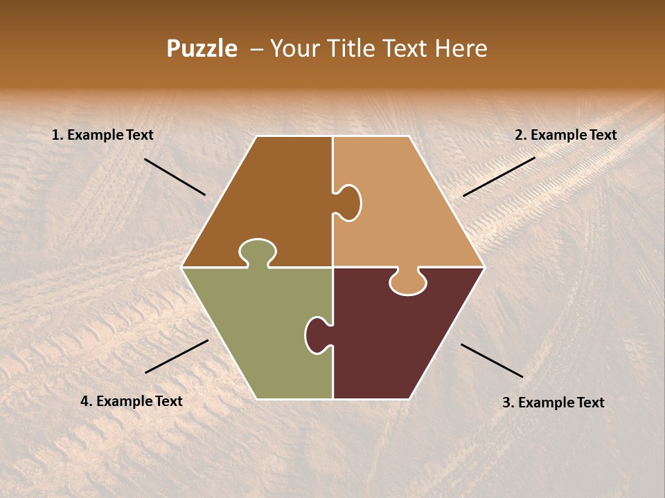 Travel Track Texture PowerPoint Template