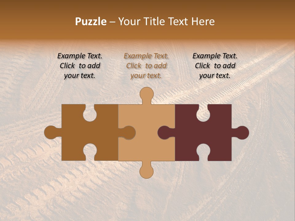 Travel Track Texture PowerPoint Template