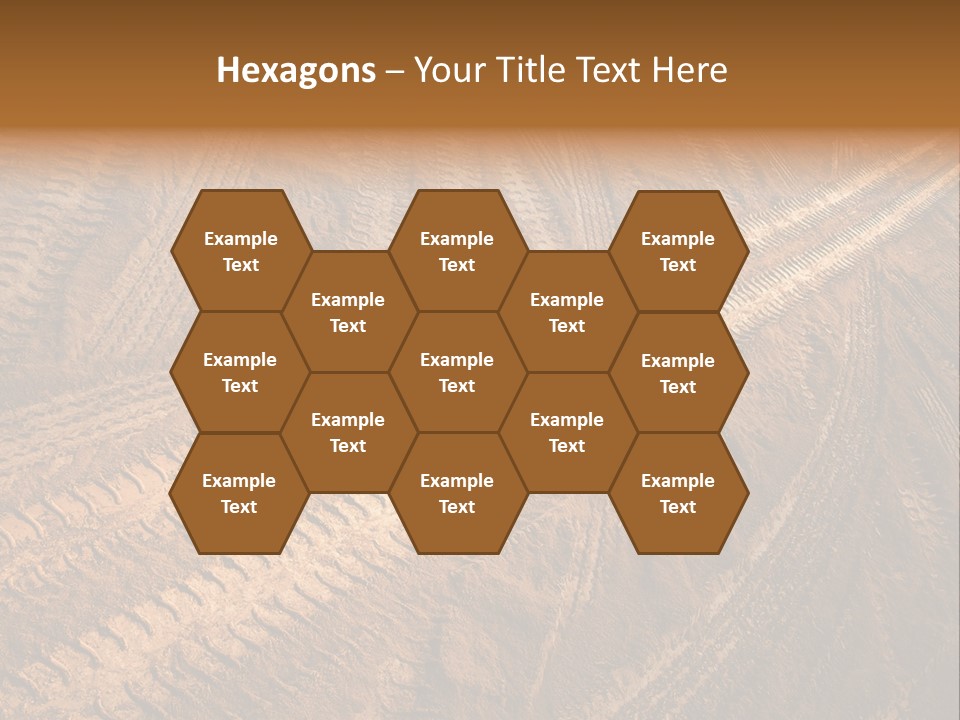 Travel Track Texture PowerPoint Template