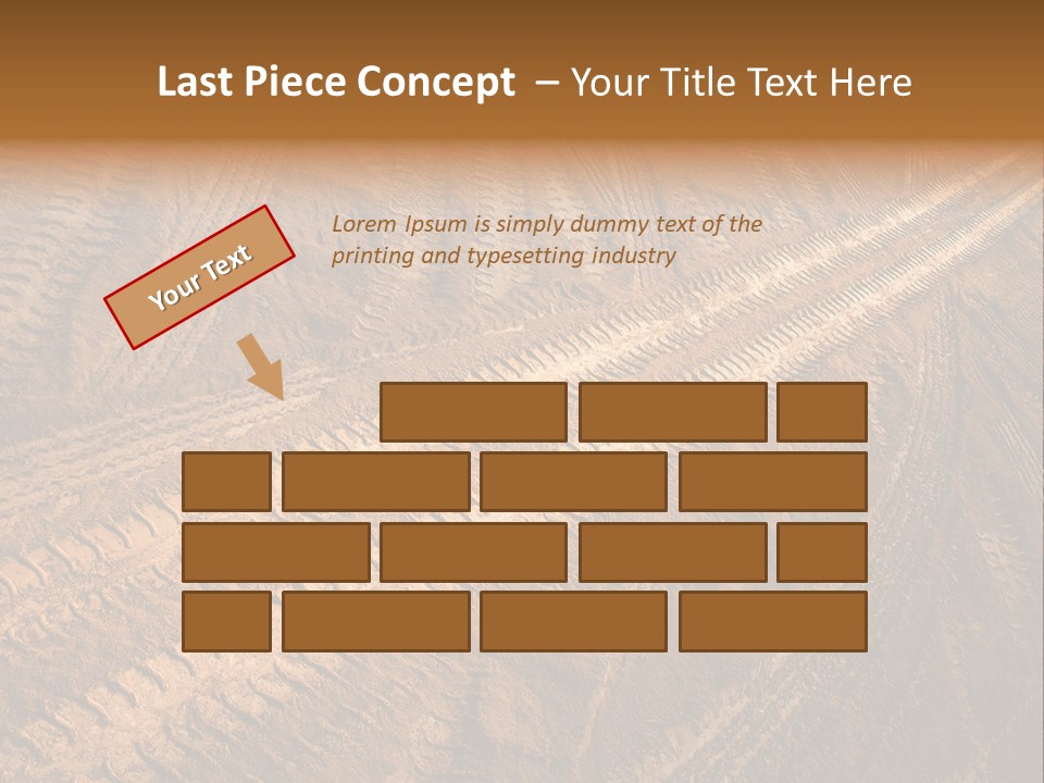 Travel Track Texture PowerPoint Template