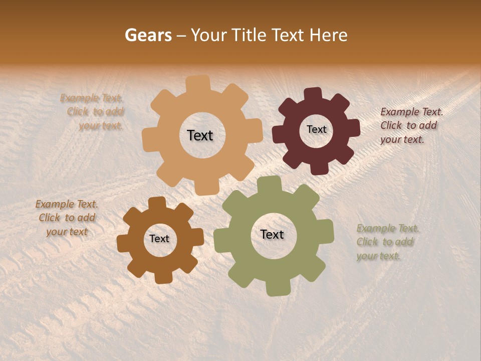 Travel Track Texture PowerPoint Template