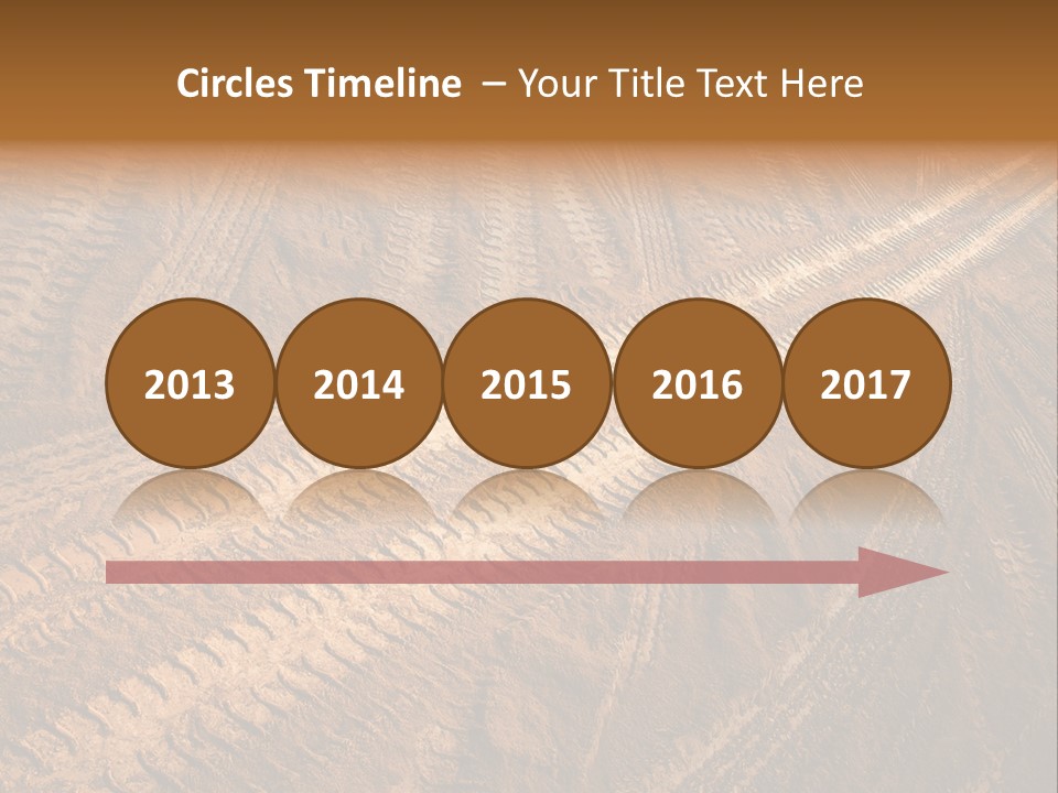 Travel Track Texture PowerPoint Template