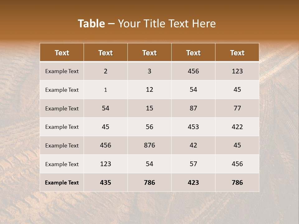 Travel Track Texture PowerPoint Template